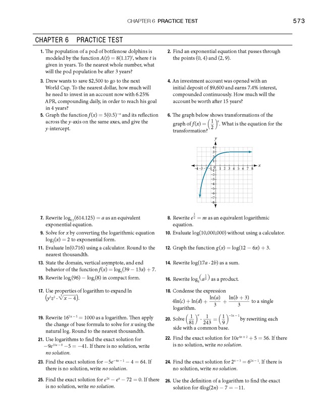 Algebra and Trigonometry - Front Matter 591